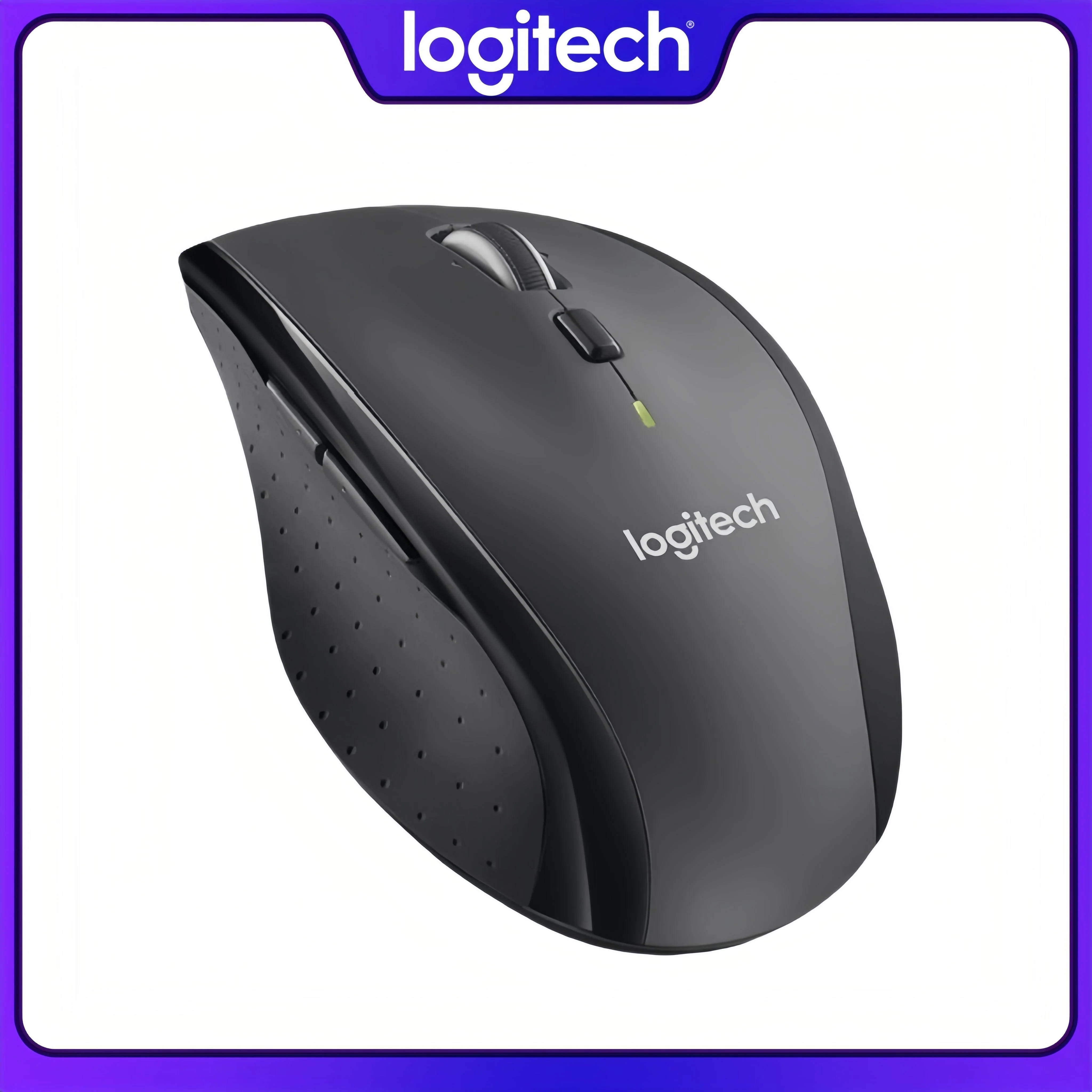 Мышь беспроводная Logitech M705 черный, 1000 dpi, радиоканал, USB, кнопки - 7