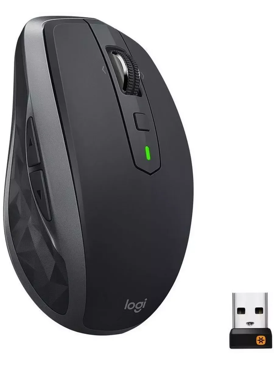 Мышь беспроводная Logitech MX Anywhere 2S графитовый, 4000 dpi, радиоканал, Bluetooth, USB, кнопки - 6