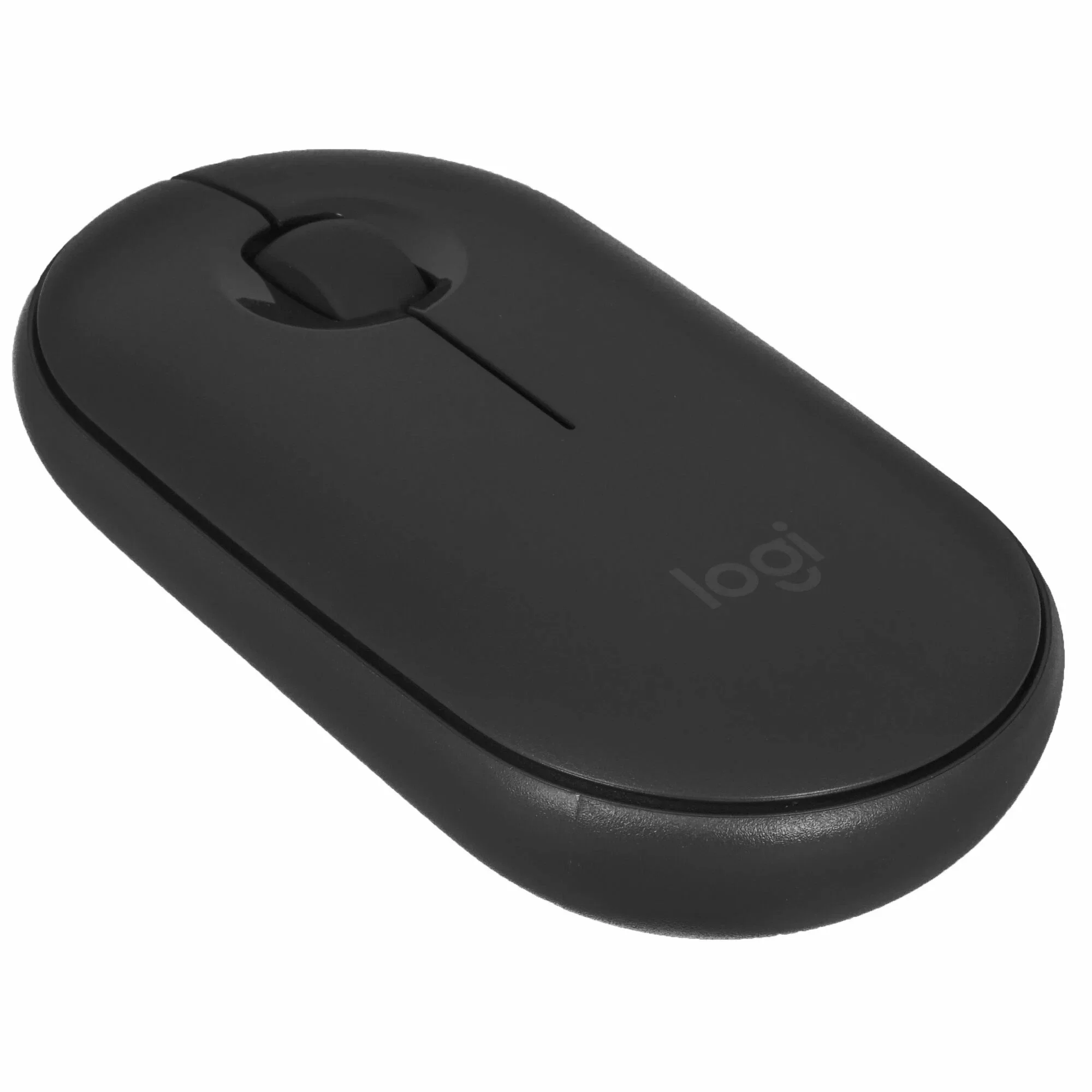 Мышь беспроводная Logitech Pebble M350 графитовый, 1000 dpi, радиоканал, Bluetooth, USB, кнопки - 3