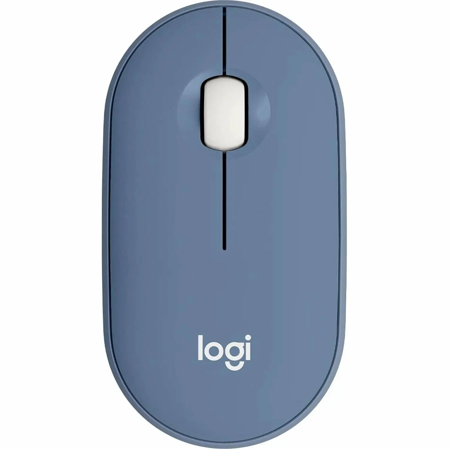 Мышь беспроводная Logitech Pebble M350 синий, 1000 dpi, радиоканал, Bluetooth, USB, кнопки - 3