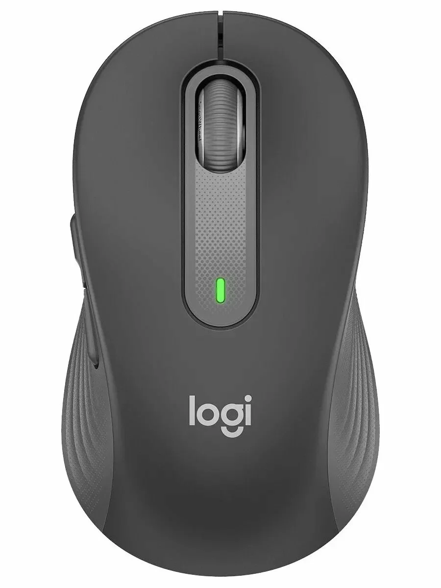 Мышь беспроводная Logitech Signature M650 графитовый, 4000 dpi, радиоканал, Bluetooth, USB, кнопки - 5
