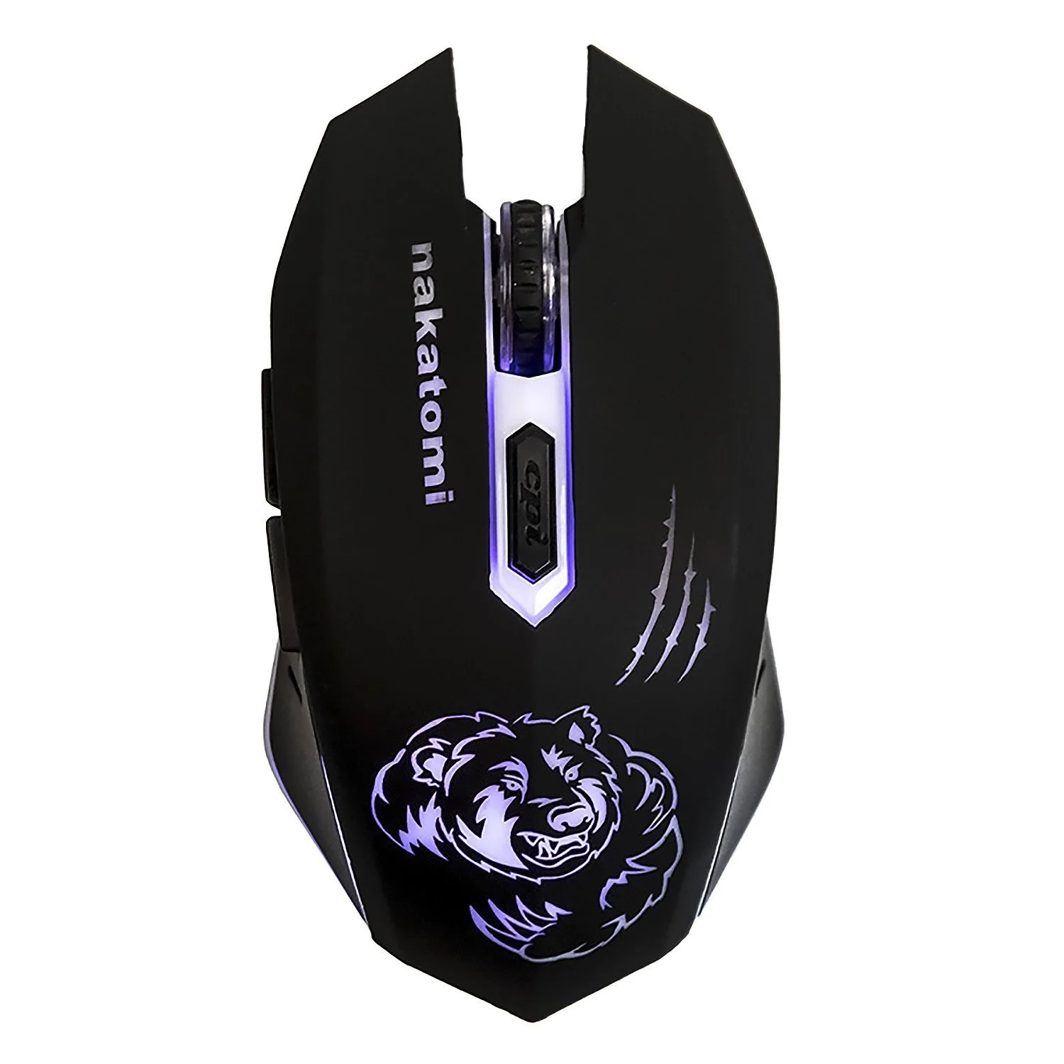 Мышь беспроводная Nakatomi MROG-15UR черный, 1600 dpi, радиоканал, USB, кнопки - 6