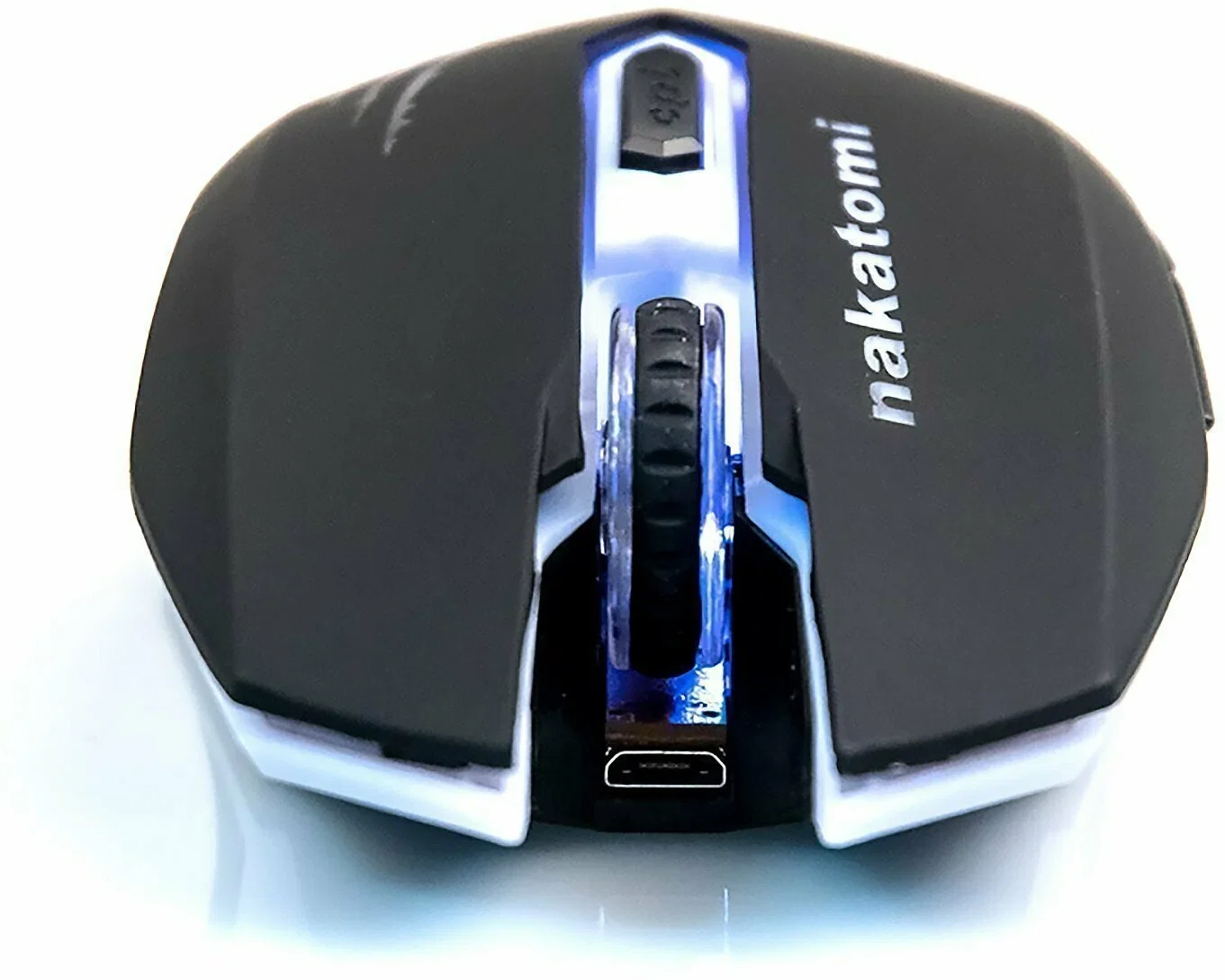 Мышь беспроводная Nakatomi MROG-15UR черный, 1600 dpi, радиоканал, USB, кнопки - 6