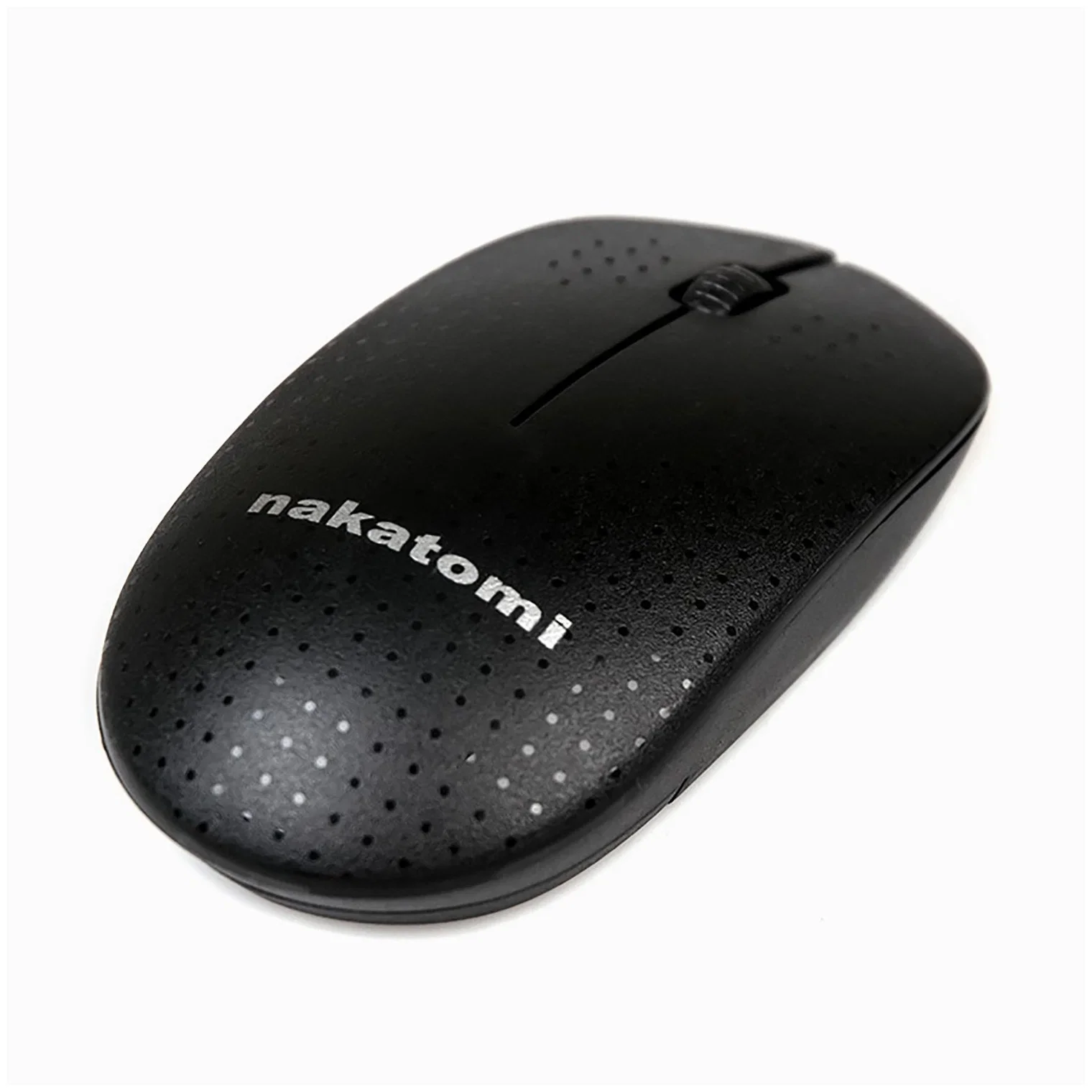 Мышь беспроводная Nakatomi MRON-02U черный, 1200 dpi, радиоканал, USB, кнопки - 3