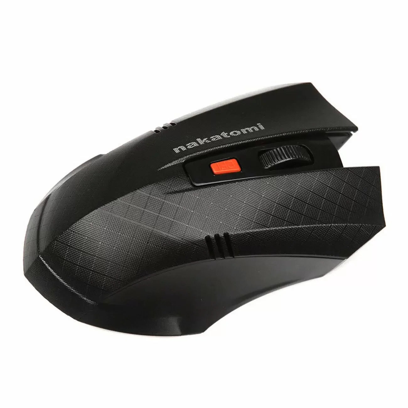 Мышь беспроводная Nakatomi MRON-04U черный, 1600 dpi, радиоканал, USB, кнопки - 6