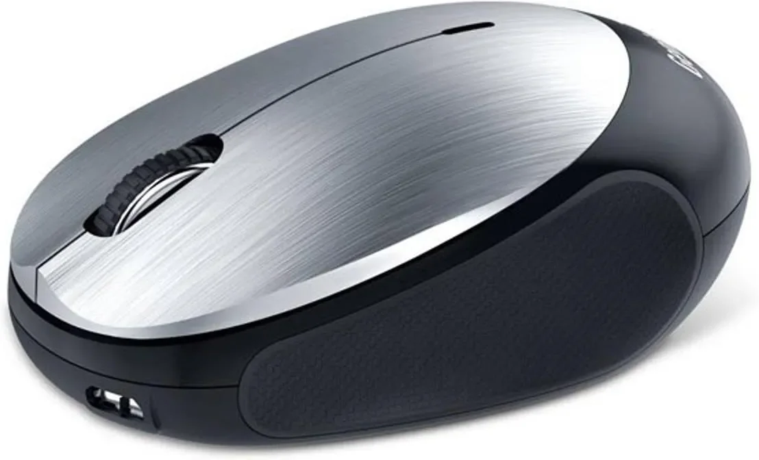 Мышь беспроводная NX-9000BT V2 стальной металлик (Iron Gray), Bluetooth 4.0, встроенная Li-polymer battery (320mAh)