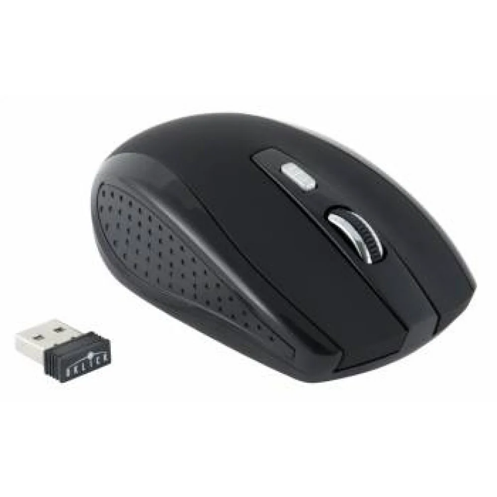 Мышь беспроводная Oklick 455MW черный, 1600 dpi, радиоканал, USB, кнопки - 6