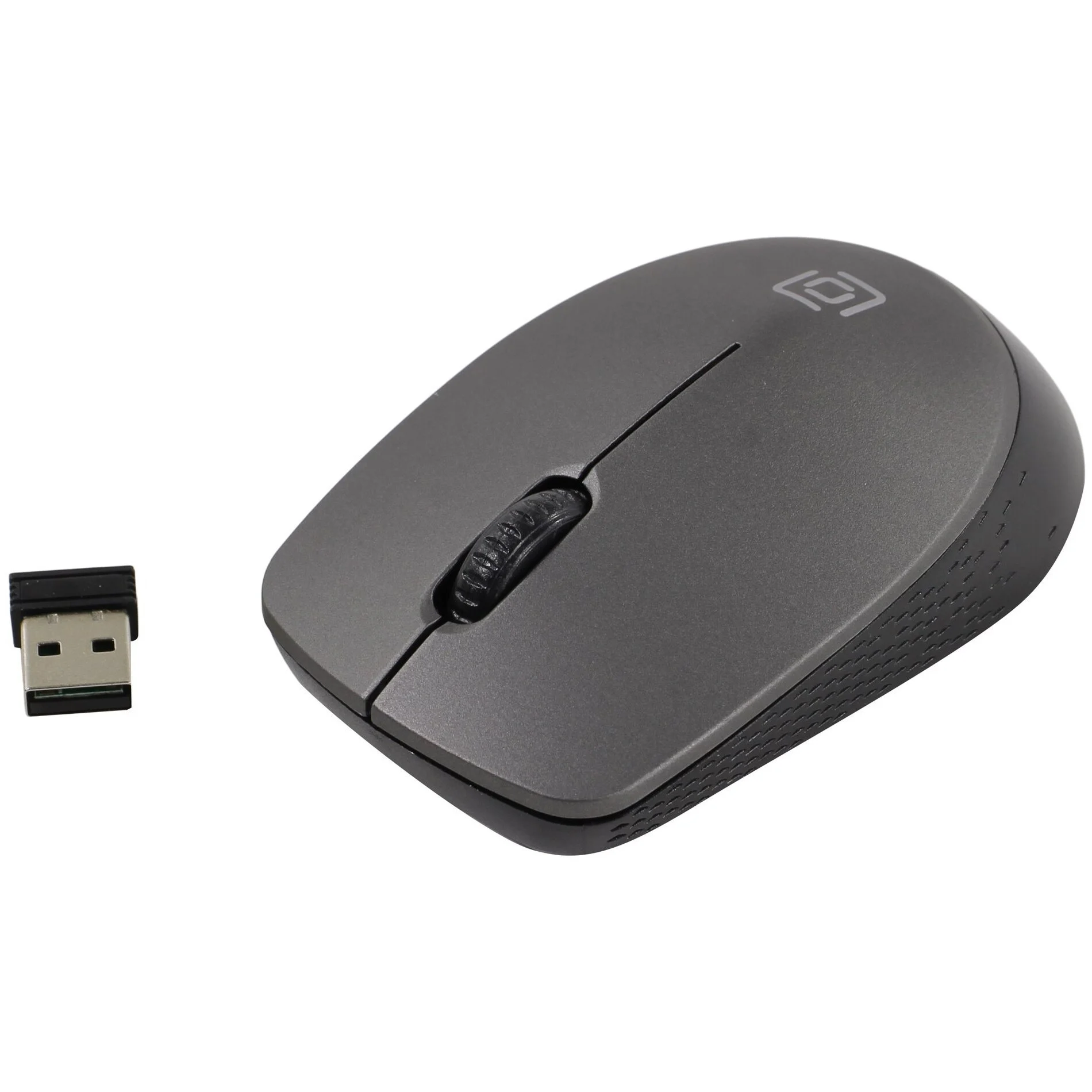 Мышь беспроводная Oklick 486MW серый/черный, 1000 dpi, радиоканал, USB, кнопки - 3