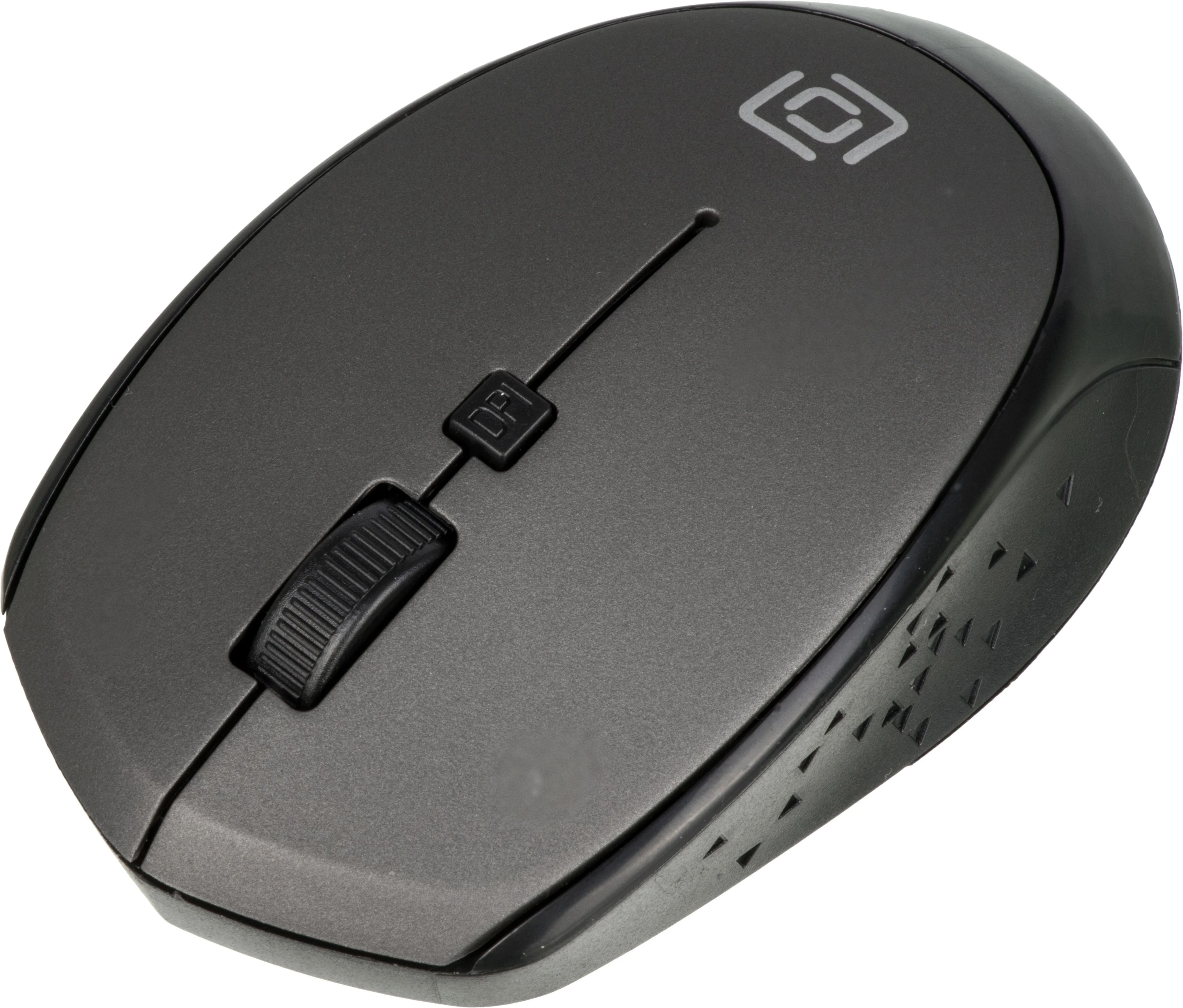 Мышь беспроводная Oklick 488MW серый/черный, 1600 dpi, радиоканал, USB, кнопки - 4
