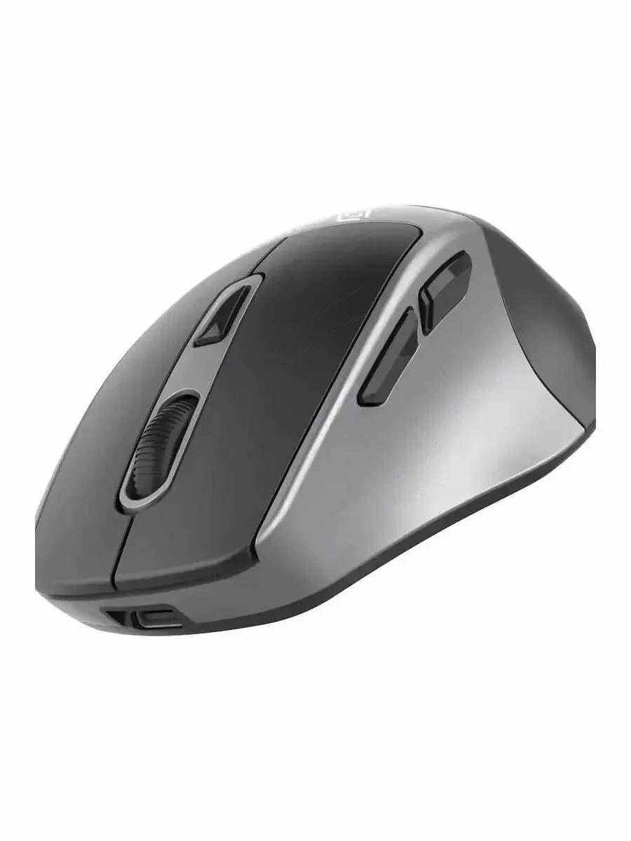 Мышь беспроводная Oklick 516MW черный/серебристый, 1600 dpi, радиоканал, Bluetooth, USB, кнопки - 6