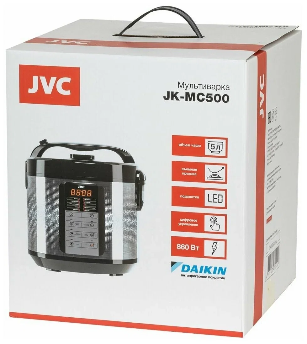 Мультиварка JVC JK-MC500 5 л, 860 Вт