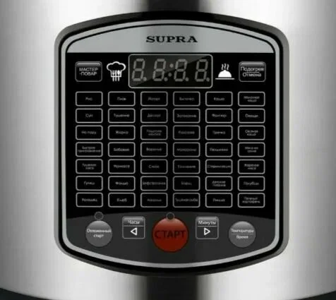 Мультиварка SUPRA MCS-5220 Silver (860 Вт, 5 л, 42 программы)