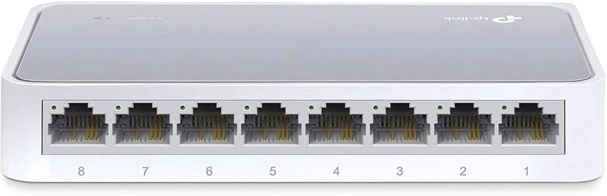 TP-Link TL-SF1008D 8-портовый настольный коммутатор 10/100 Мбит/с, пластиковый корпус