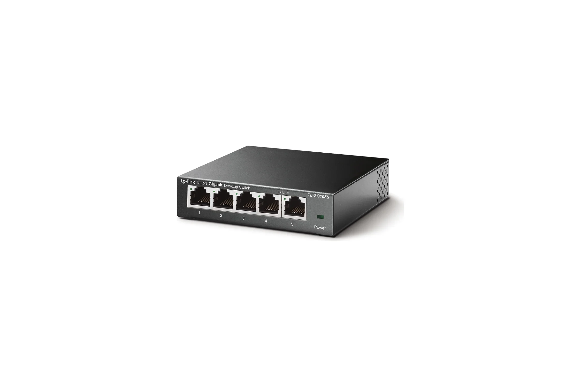 TP-Link TL-SG105 5-портовый гигабитный настольный коммутатор, 5 гигабитных портов RJ45, стальной настольный корпус