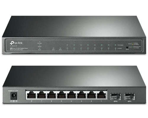 TP-Link TL-SG1210P 10-портовый гигабитный настольный коммутатор с 8 портами PoE+