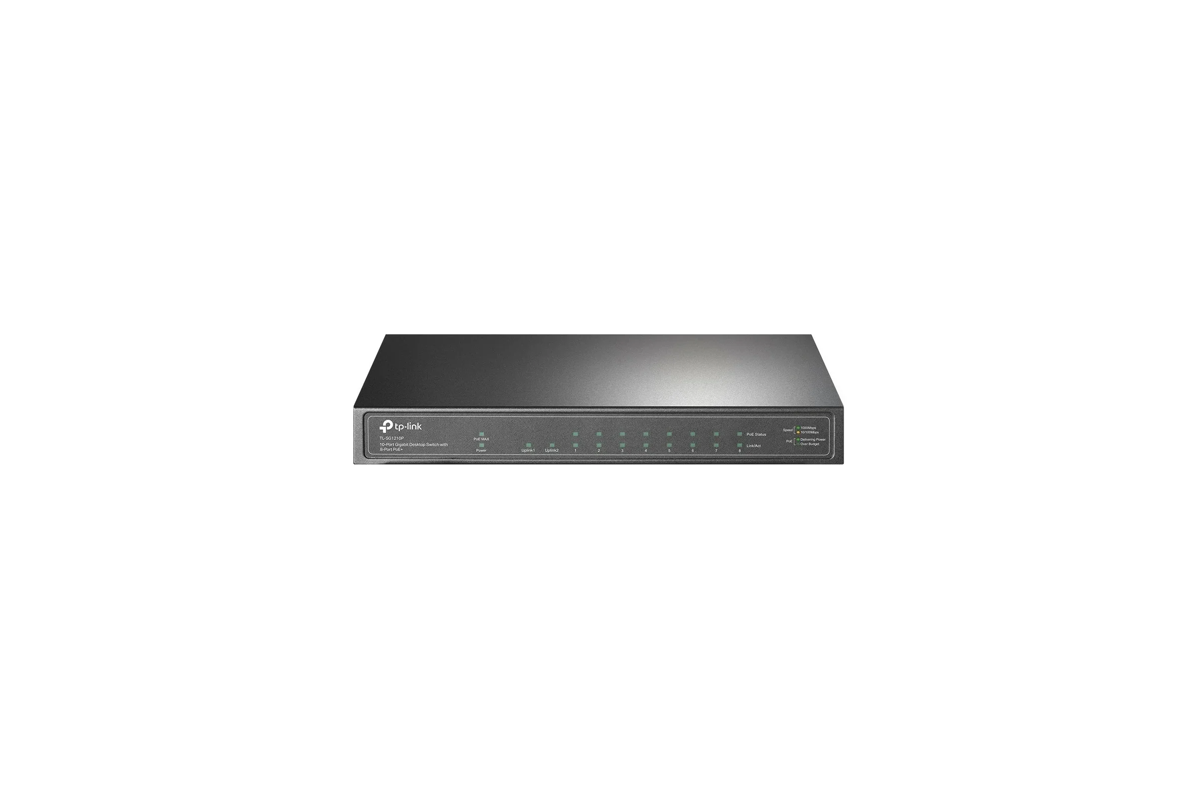 TP-Link TL-SG1210P 10-портовый гигабитный настольный коммутатор с 8 портами PoE+