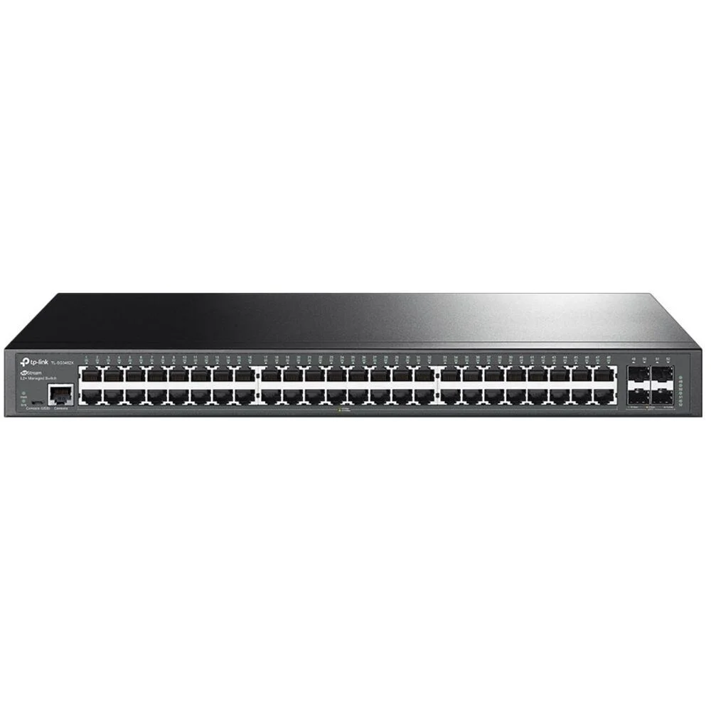 TP-Link TL-SG3452X JetStream 48-портовый управляемый гигабитный коммутатор уровня 2+ с 4 слотами SFP+ 10GE