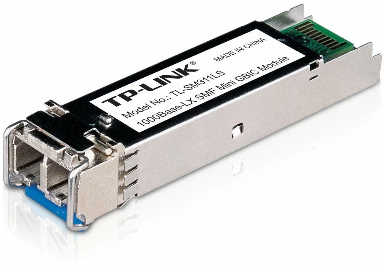 TP-Link TL-SM311LS Гигабитный SFP модуль, Mini-GBIC, разъём LC, дальность до 10 км