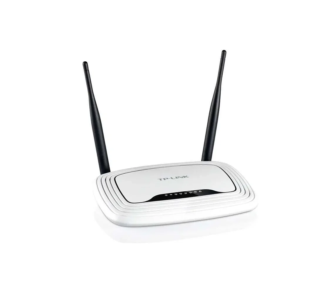 TP-Link TL-WR841N Wi-Fi роутер N300, до 300 Мбит/с на 2,4 ГГц, 2x5dBi антенны, LAN 4x10/100 Мбит/с, WAN 1x10/100 Мбит/с