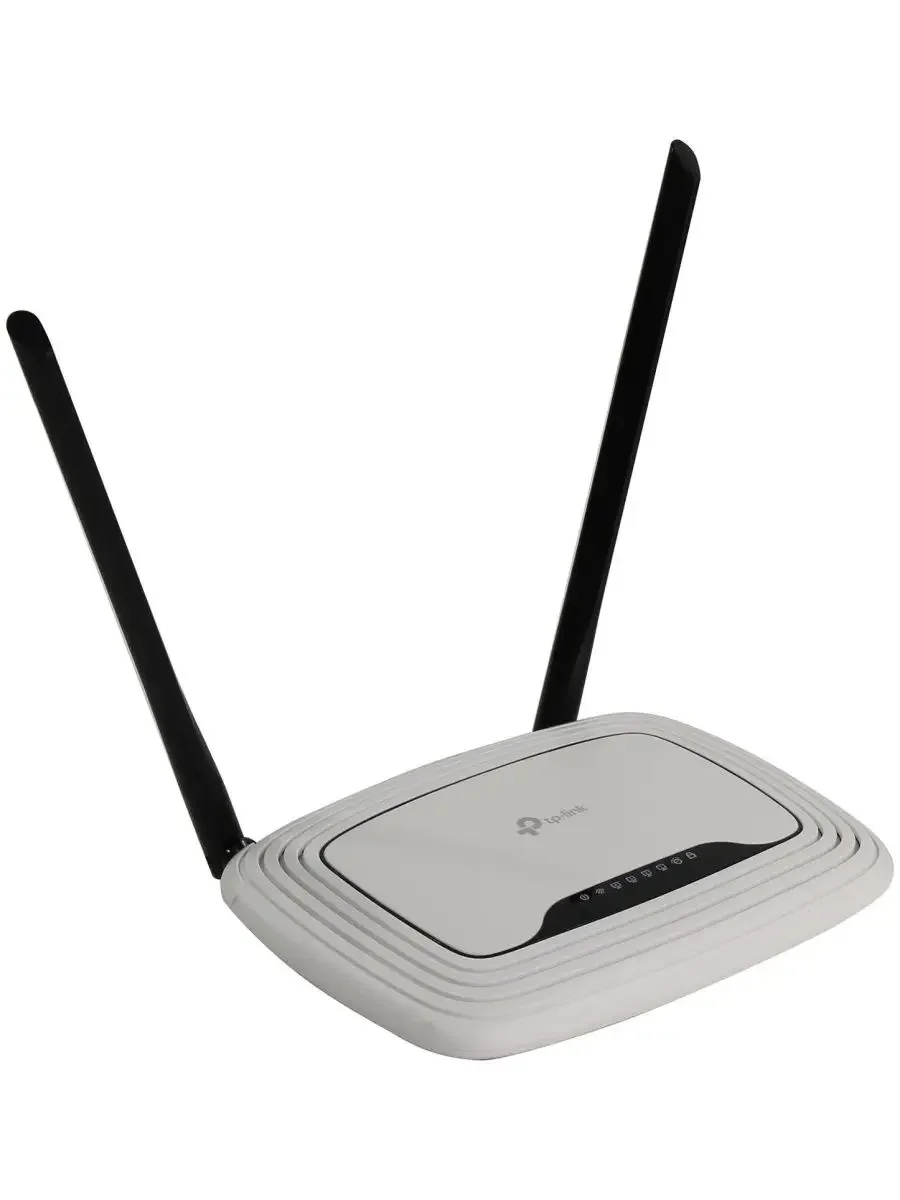 TP-Link TL-WR841N Wi-Fi роутер N300, до 300 Мбит/с на 2,4 ГГц, 2x5dBi антенны, LAN 4x10/100 Мбит/с, WAN 1x10/100 Мбит/с