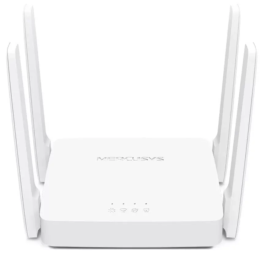Mercusys AC10 Двухдиапазонный Wi-Fi роутер AC1200, до 300 Мбит/с на 2,4 ГГц + до 867 Мбит/с на 5 ГГц
