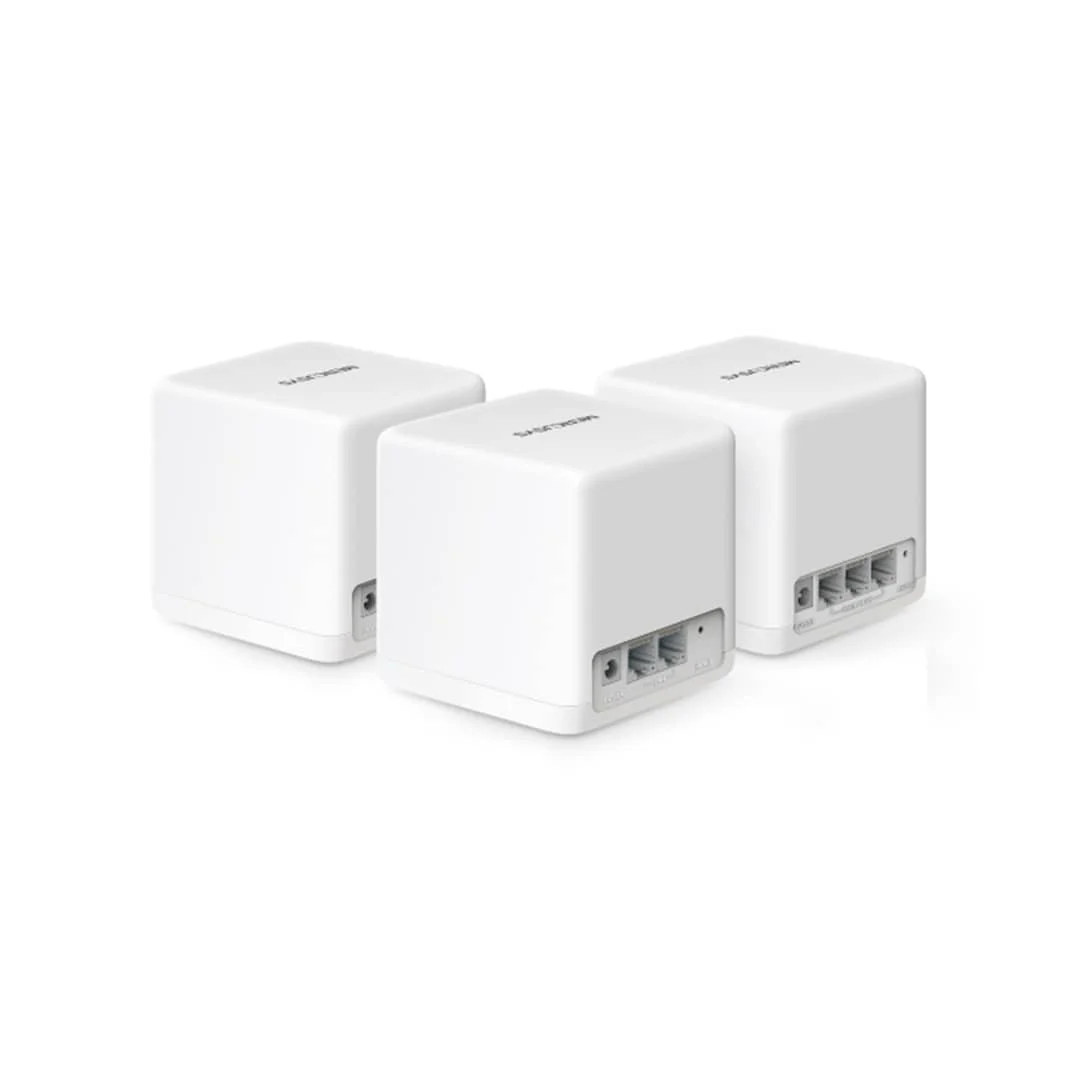 Mercusys Halo H60X(3-pack) Mesh система AX1500 Wi-Fi 6, до 300 Мбит/с на 2,4 ГГц + до 2402 Мбит/с на 5 ГГц, комплект 3