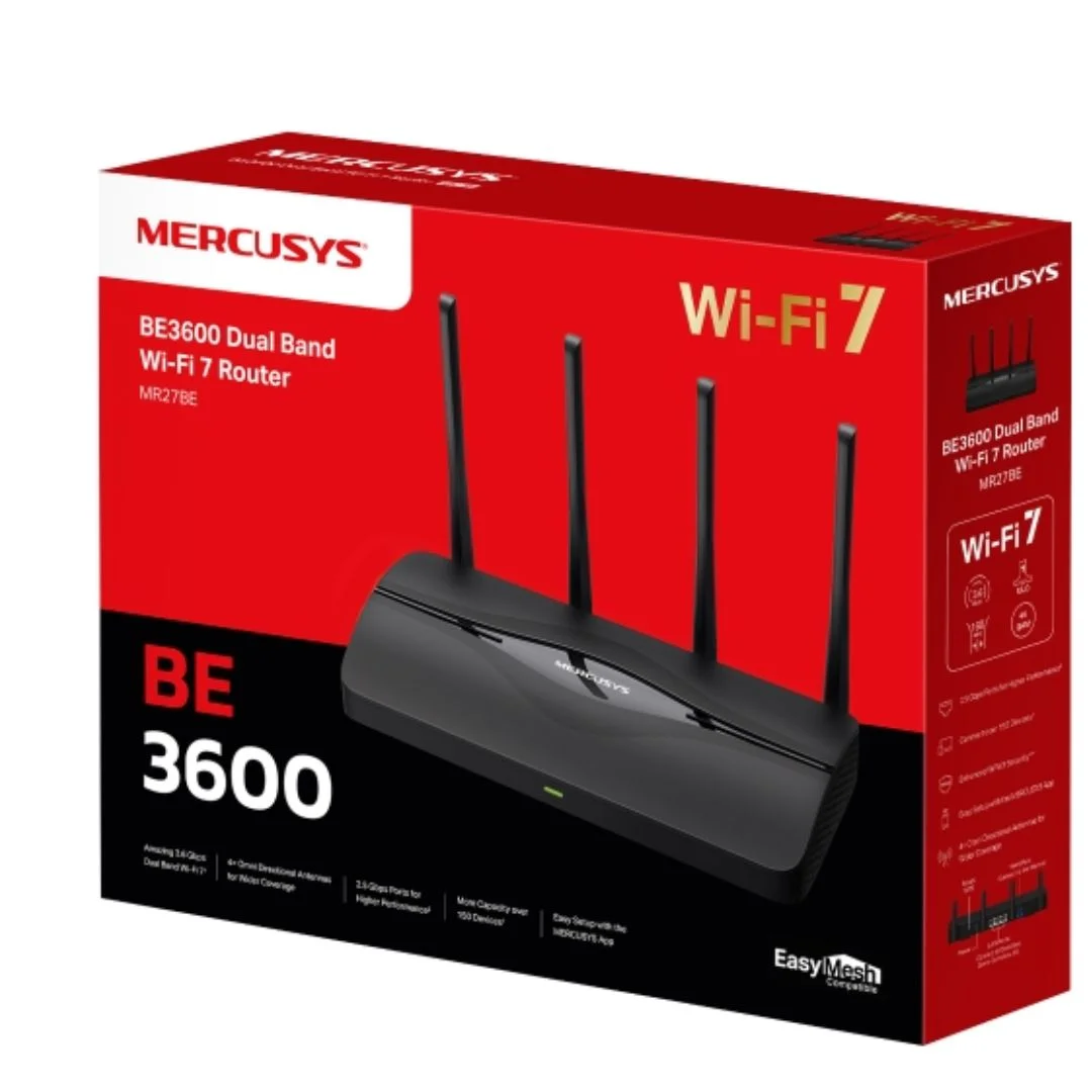 Mercusys MR27BE BE3600 Двухдиапазонный роутер Wi-Fi 7