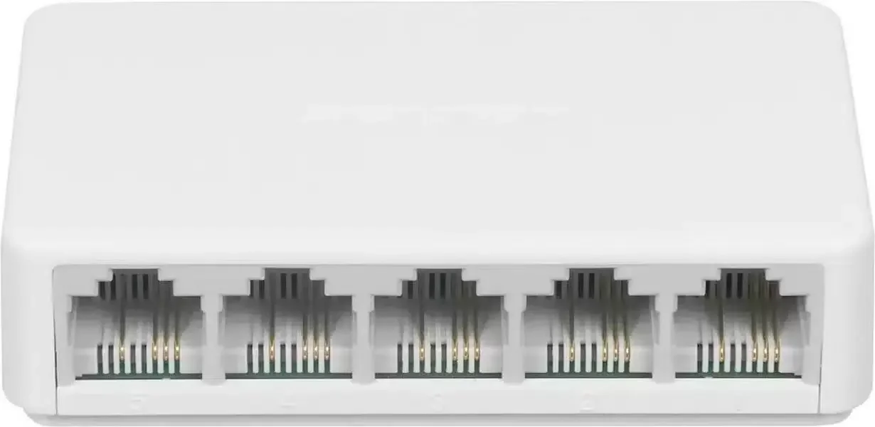 Mercusys MS105 5-портовый настольный коммутатор 10/100 Мбит/с, неуправляемый, пластиковый