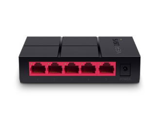 Mercusys MS105G 5-портовый гигабитный настольный коммутатор, неуправляемый, пластиковый
