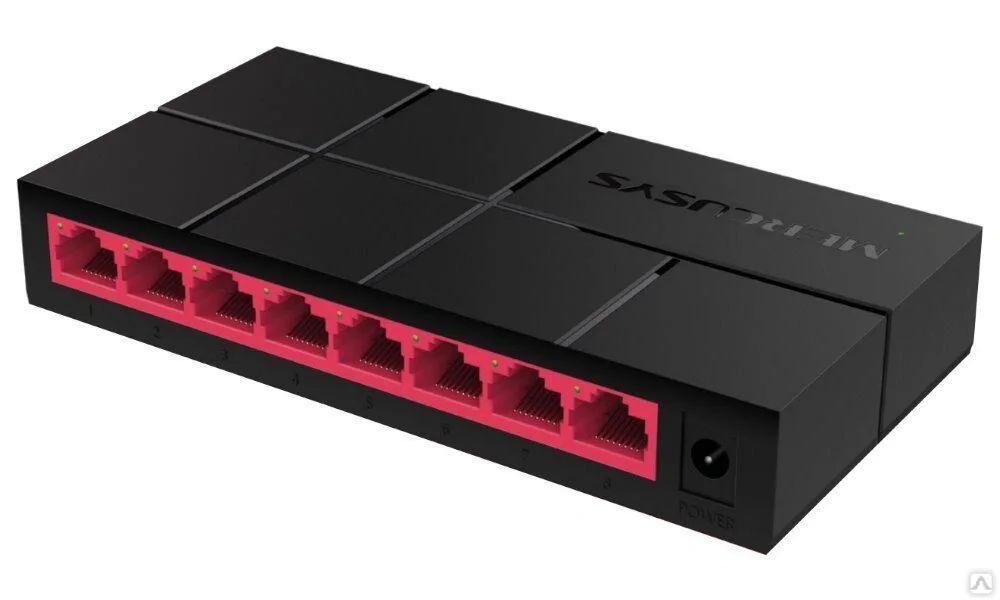 Mercusys MS108G 8-портовый гигабитный настольный коммутатор, неуправляемый, пластиковый