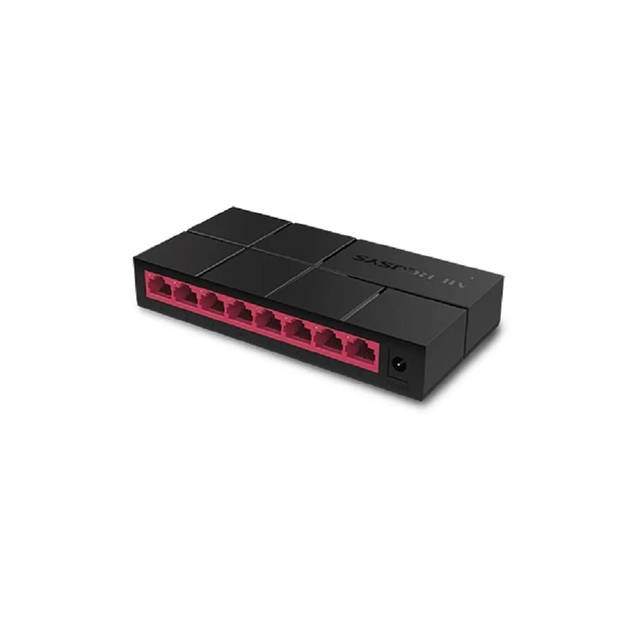 Mercusys MS108G 8-портовый гигабитный настольный коммутатор, неуправляемый, пластиковый