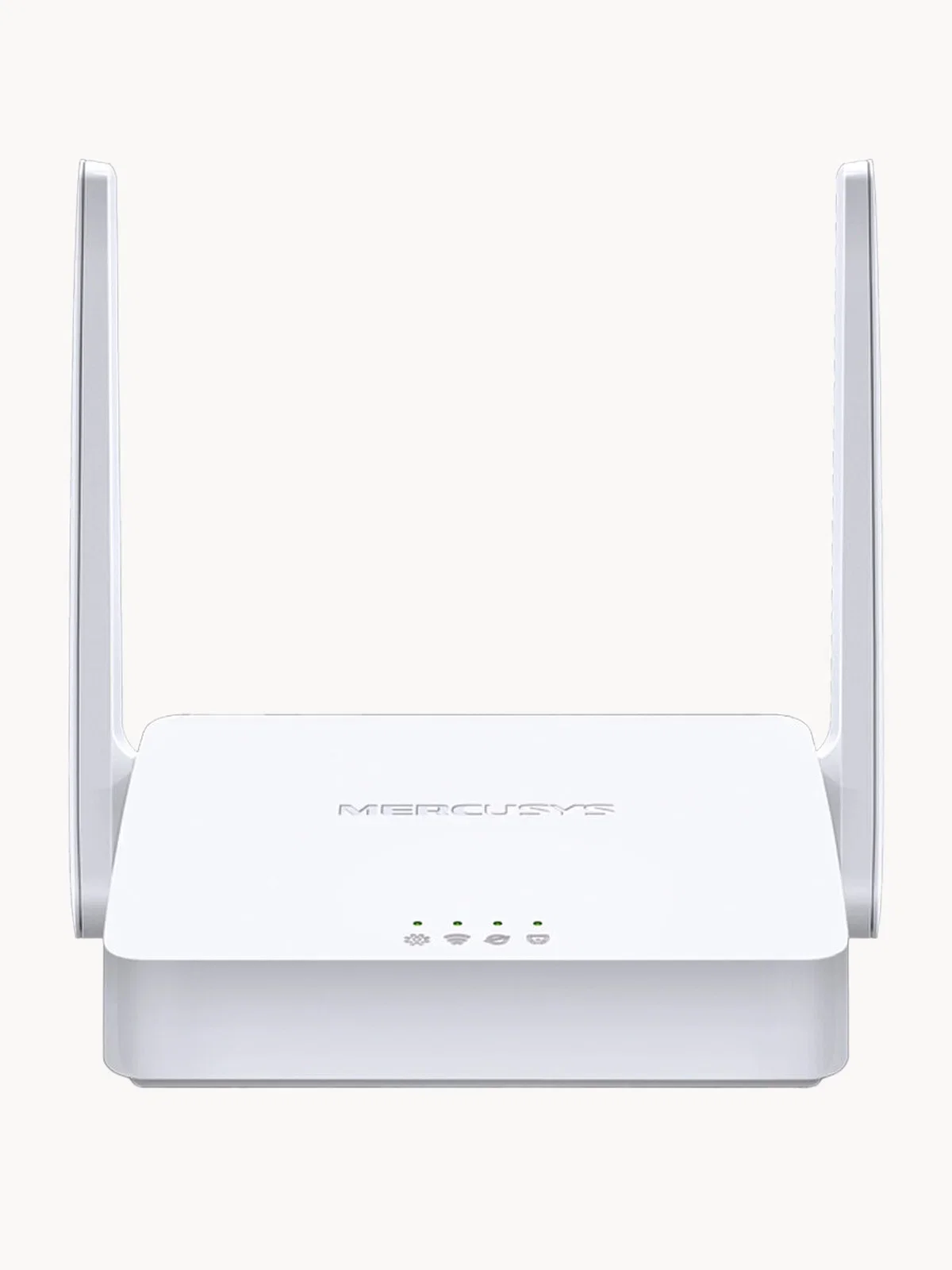 Mercusys MW301R Wi-Fi роутер N300, до 300 Мбит/с на 2,4 ГГц, LAN 2x10/100 Мбит/с, WAN 1x10/100 Мбит/с, 2 антенны