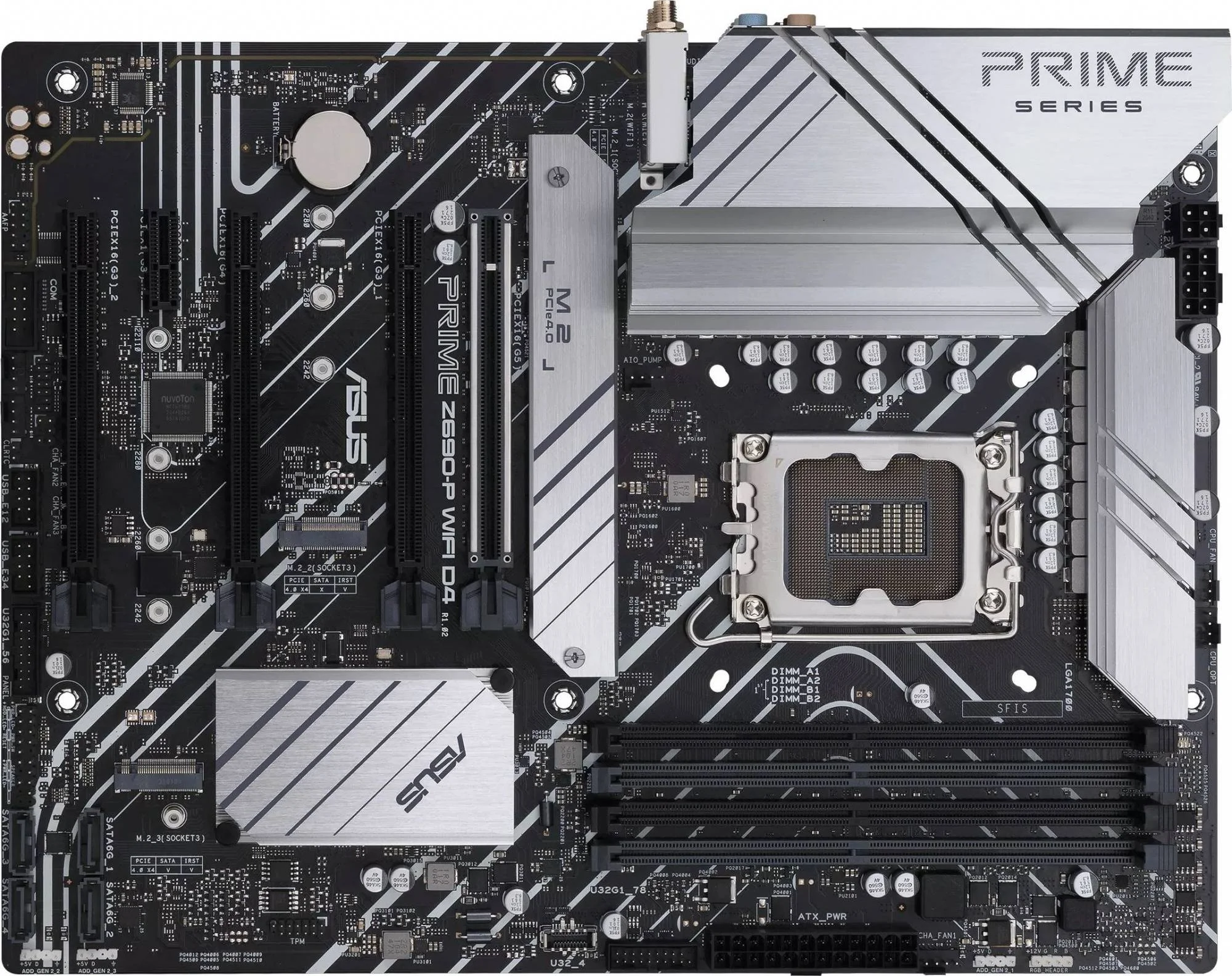 Материнская плата ASUS PRIME Z790-P LGA1700/Z790/4xDDR5/M.2/HDMI, DP/ATX (90MB1CK0-M1EAY0)