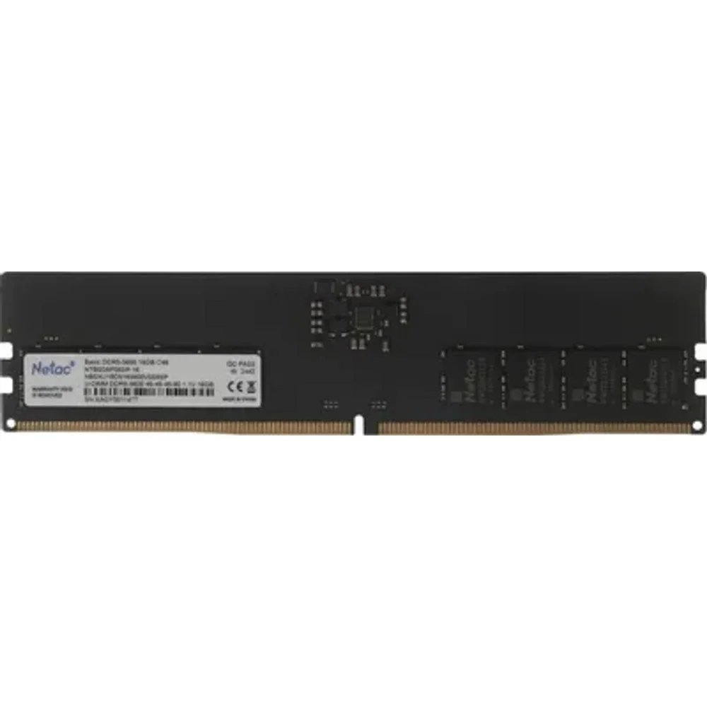 Модуль памяти Netac 16GB 5600МГц DDR5 CL46 DIMM