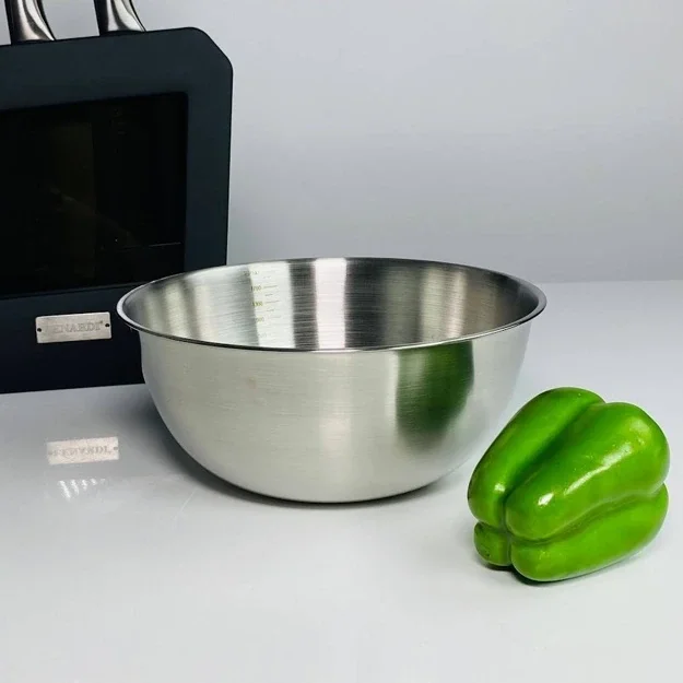 910-012 Миска салатник 21х9см (х50)Нержавеющая сталь