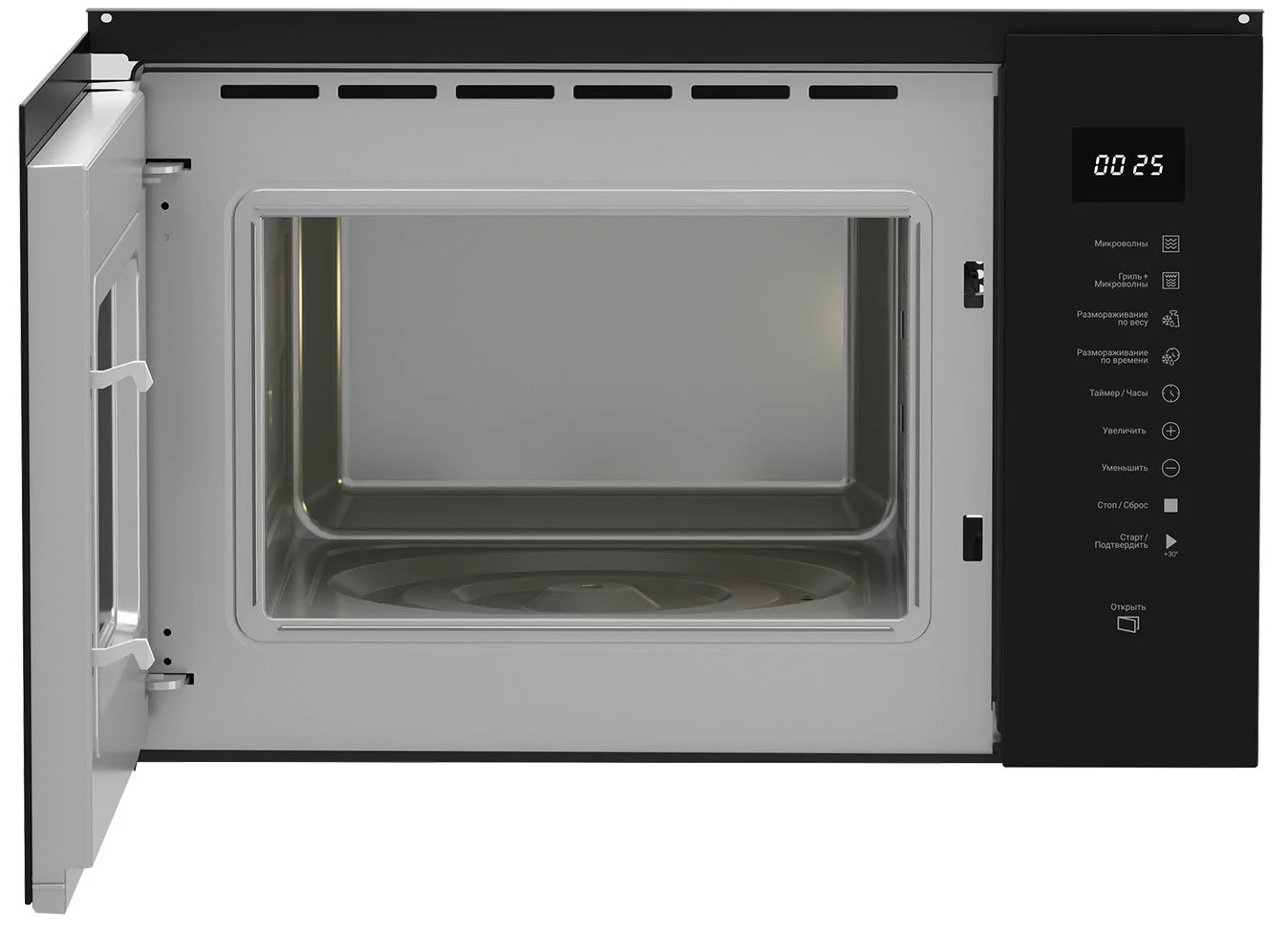 Встраиваемая микроволновая печь СВЧ Hotpoint MF25G BL H