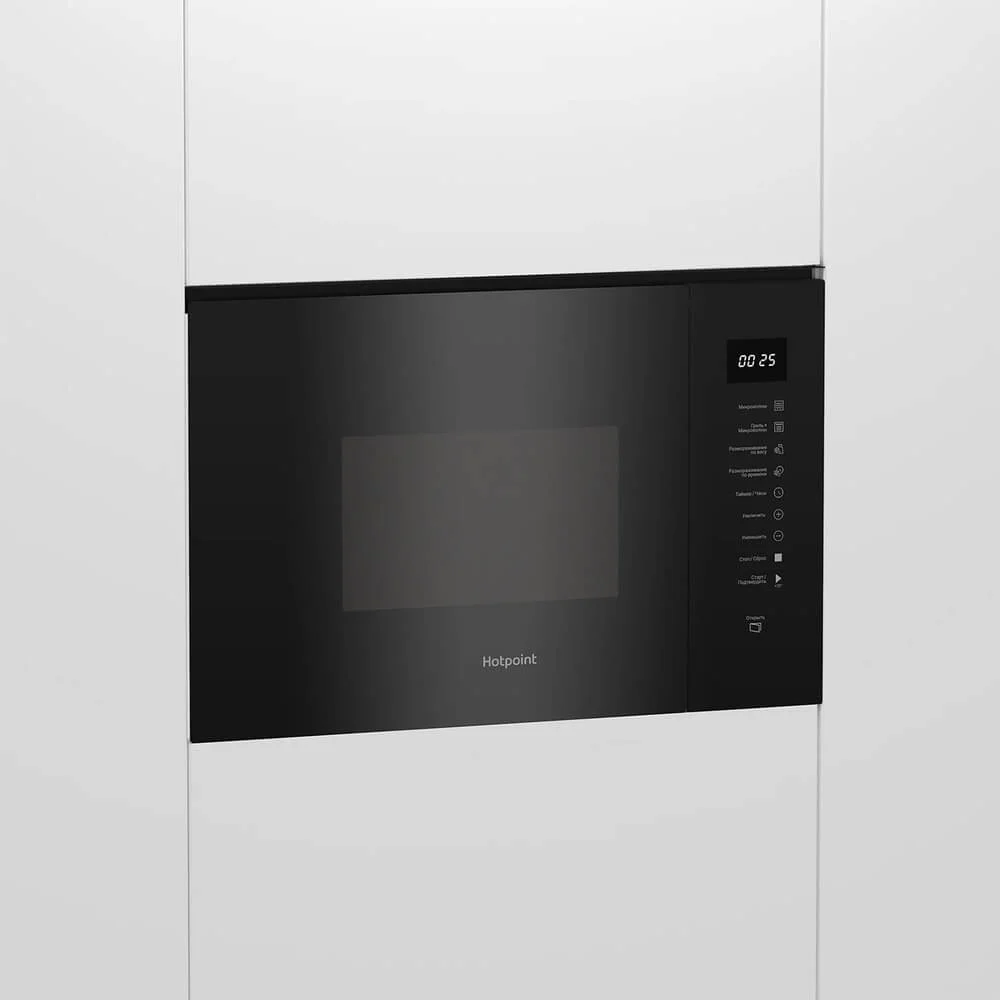 Встраиваемая микроволновая печь СВЧ Hotpoint MF25G BL H