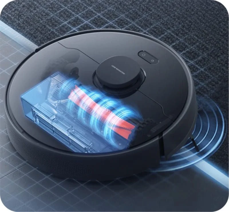 Робот-пылесос Dreame RLD33GA Vacuum and Mop D9 Max черный, 46 Вт, 5200 мА·ч Li-Ion, уборка сухая/влажная, пылесборник контейнер 0.5