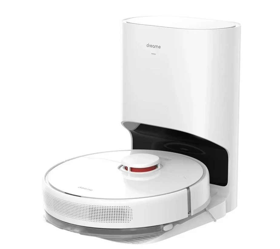 Робот-пылесос Dreame RLS3D Vacuum and Mop D10 Plus белый, 46 Вт, 5200 мА·ч Li-Ion, уборка сухая/влажная, пылесборник контейнер 0.4 л