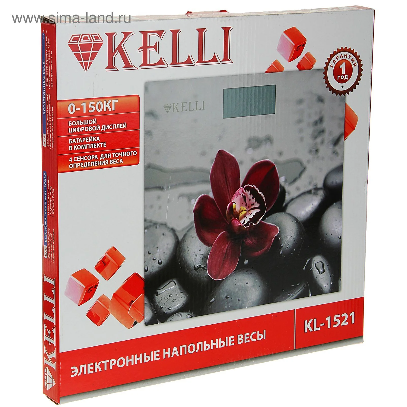 Весы напольные Kelli KL-1521