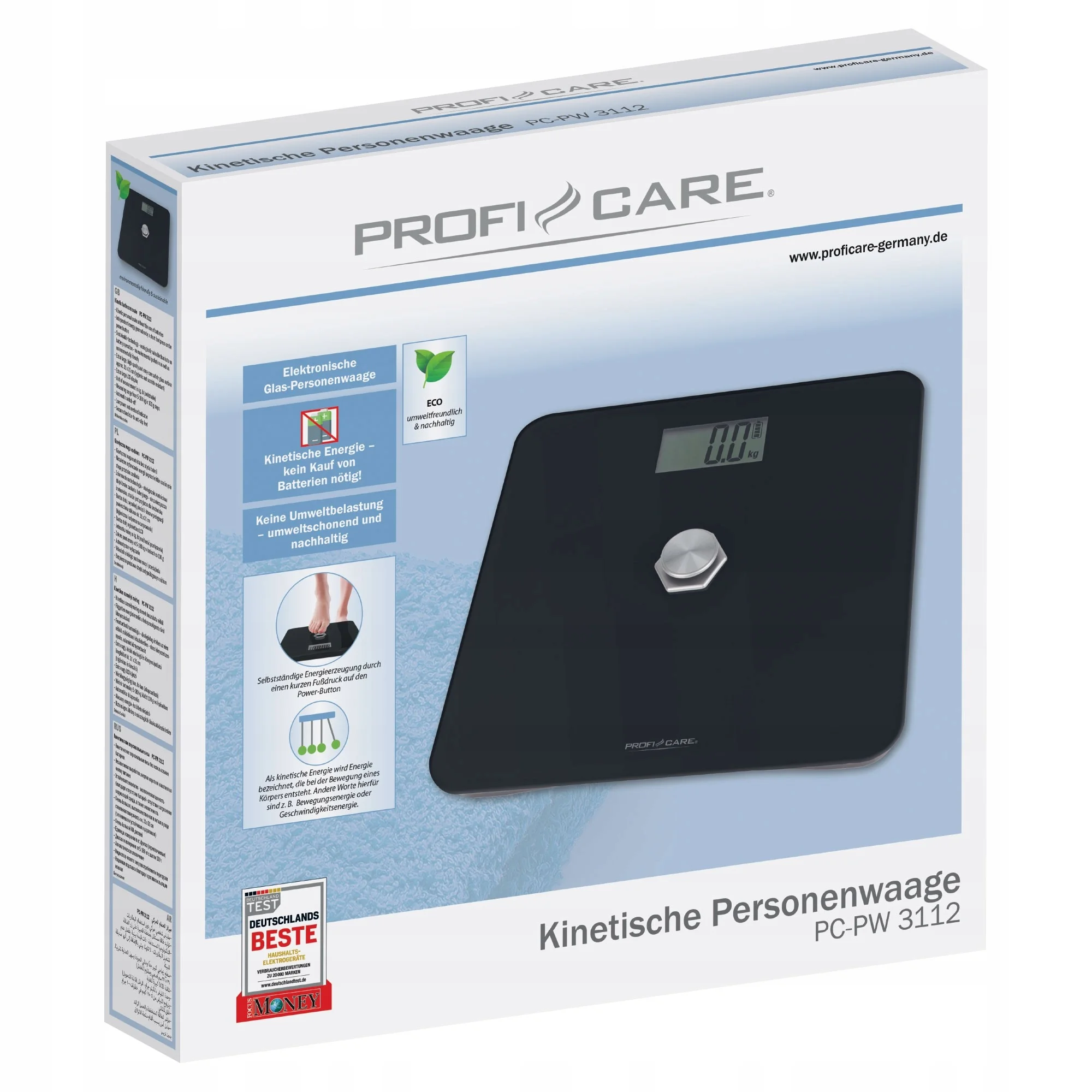 Весы напольные ProfiCare PC-PW 3112, schwarz