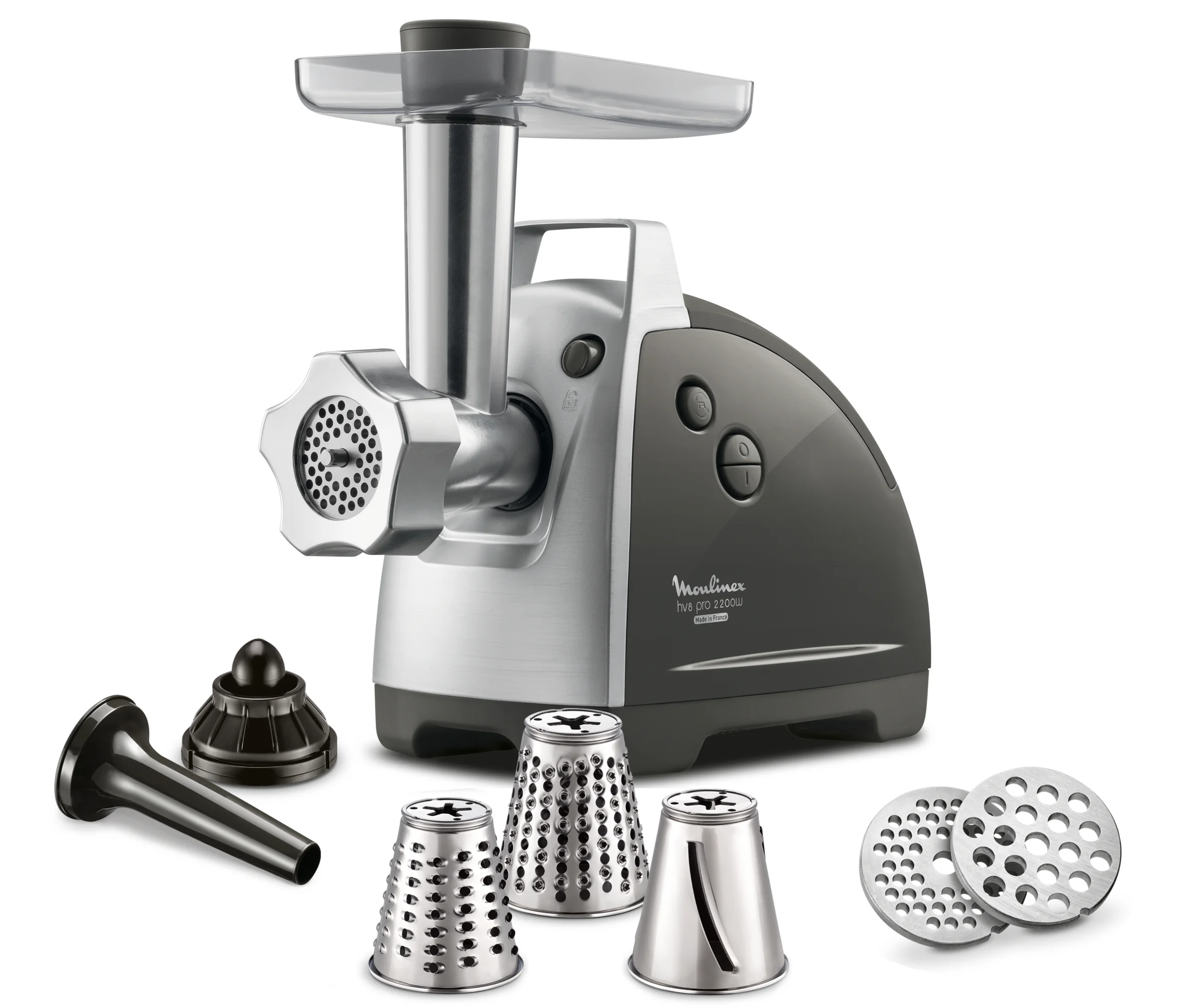 Мясорубка Moulinex HV8 ME687832, черный, 2200 Вт, 4.5 кг/мин