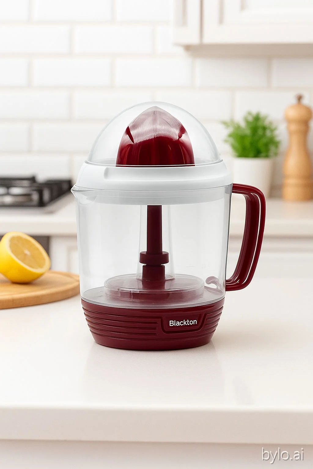Соковыжималка Blackton Bt J1112 Burgundy-White, Мощность 25 Вт, Объем кувшина 1.2 л