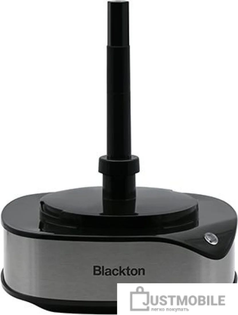 Соковыжималка Blackton Bt J1113 Black-Steel, Мощность 40 Вт, Объем кувшина 1.2 л, AC мотор, 2 сменные насадкию, Индикатор уровня сока, Прорезиненные н