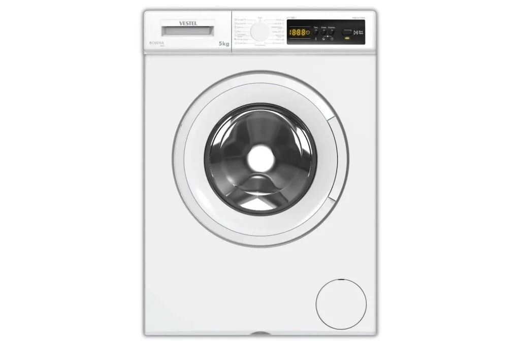 Стиральная машина VESTEL Bojena WMB 5100 T1PRWH белая,5кг,1000об,с диспл(кноп.управ),59.7x84.5x41.6