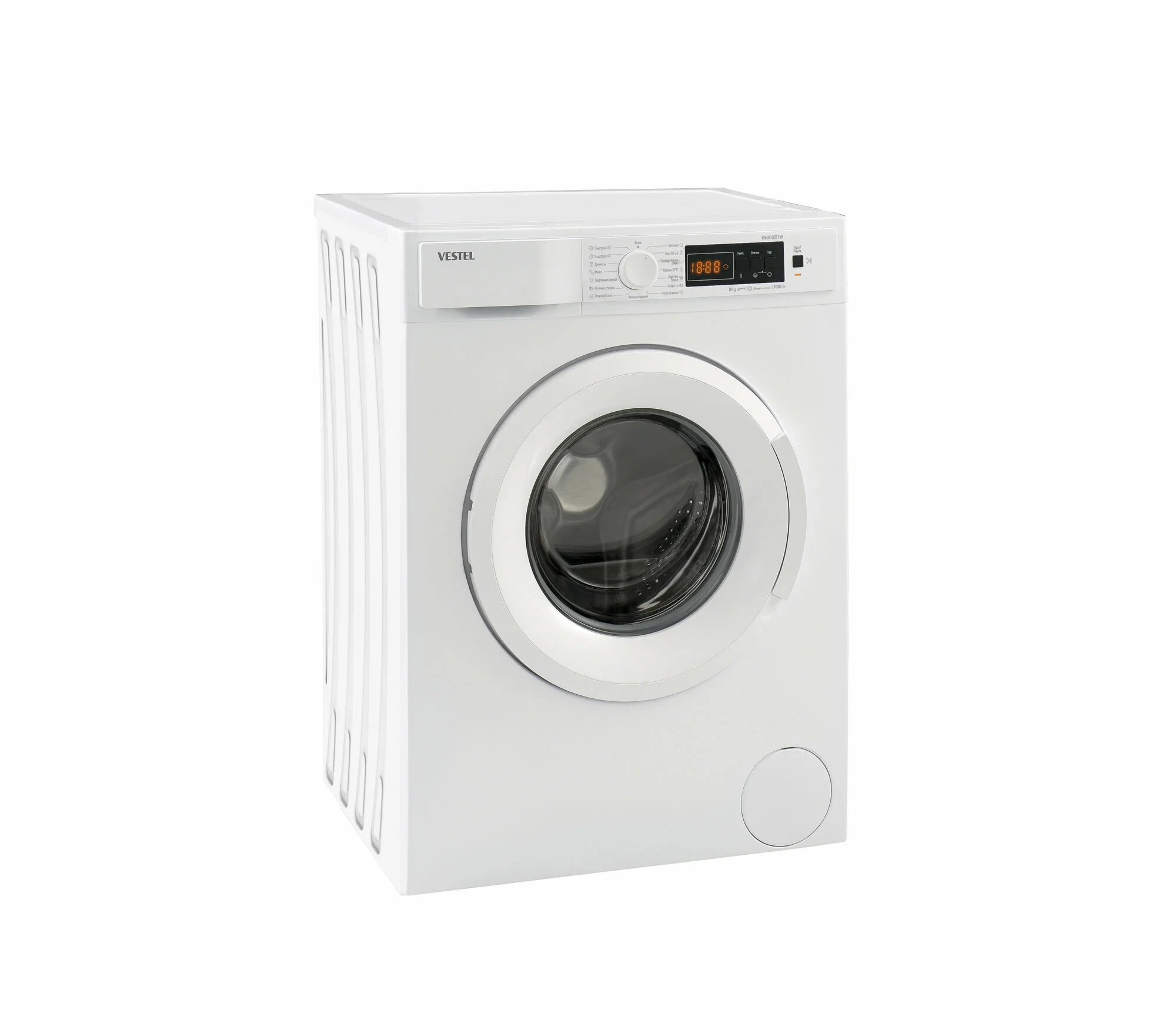 Стиральная машина VESTEL WMS8100T1C бежевый (пар) 8кг, 1000об/мин, 59.7*84,5*58,2