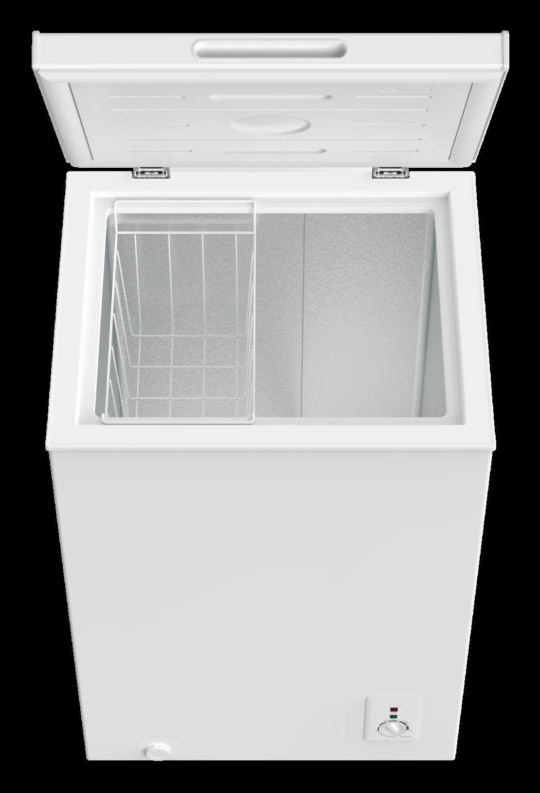 Морозильный ларь Pioneer FR-14202, белый, 142л, 2 корзины, 63,5x55,6x83,5см, 55Вт, завод Midea