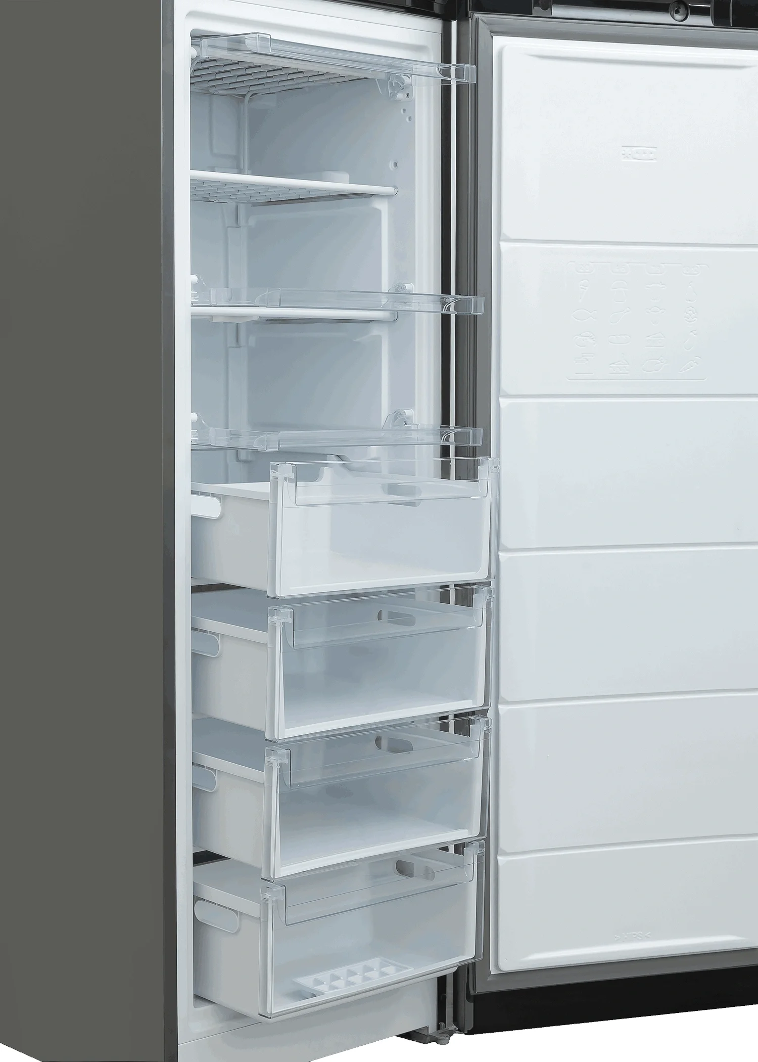Морозильник Beko B1RFSL272NG 7369610002, серый, 312л, 175×60×62 см, 12 кг/сут