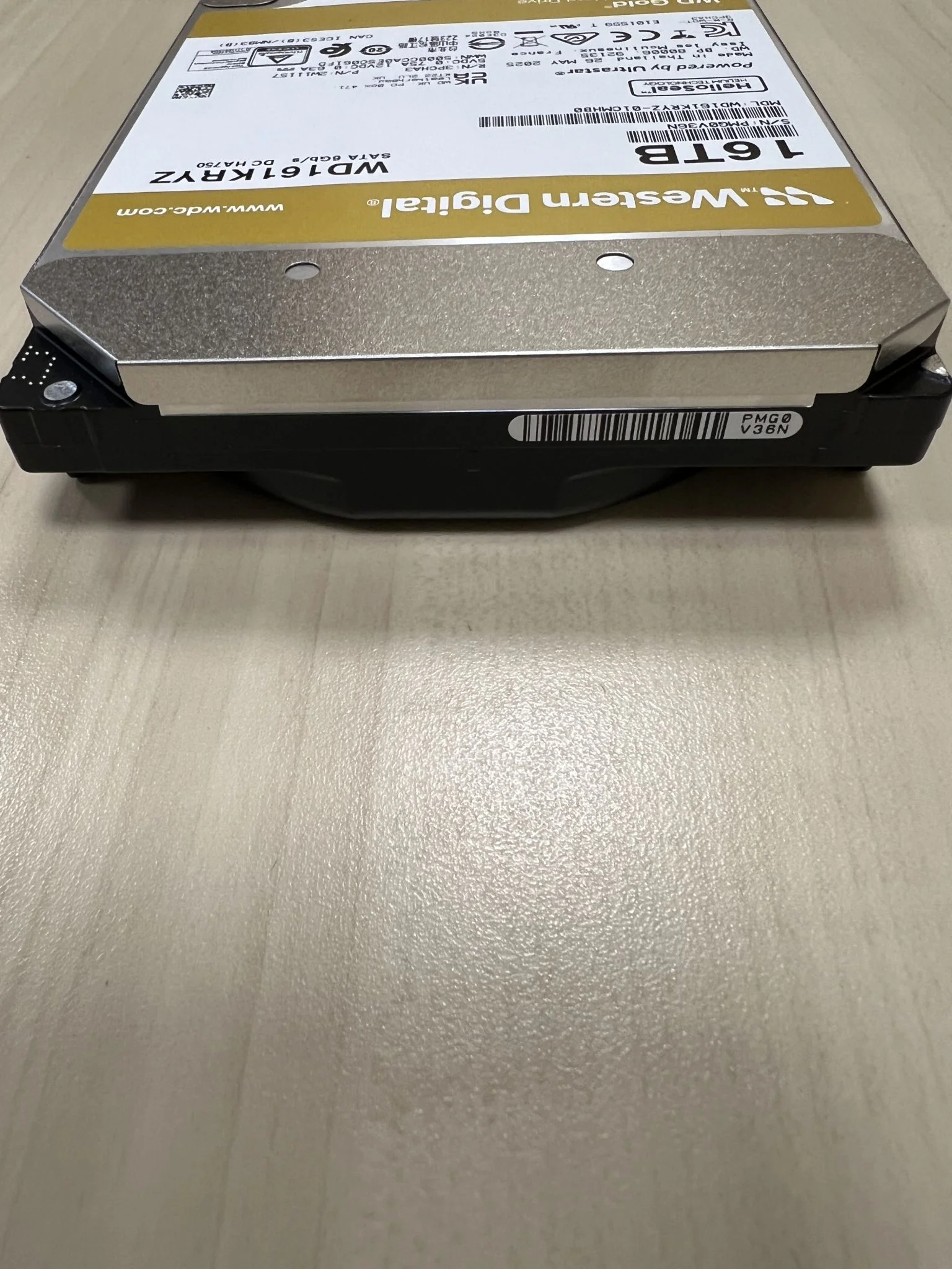 Жесткий диск WD SATA-III 16TB WD161KRYZ Server Gold 512E (7200rpm) 512Mb 3.5"