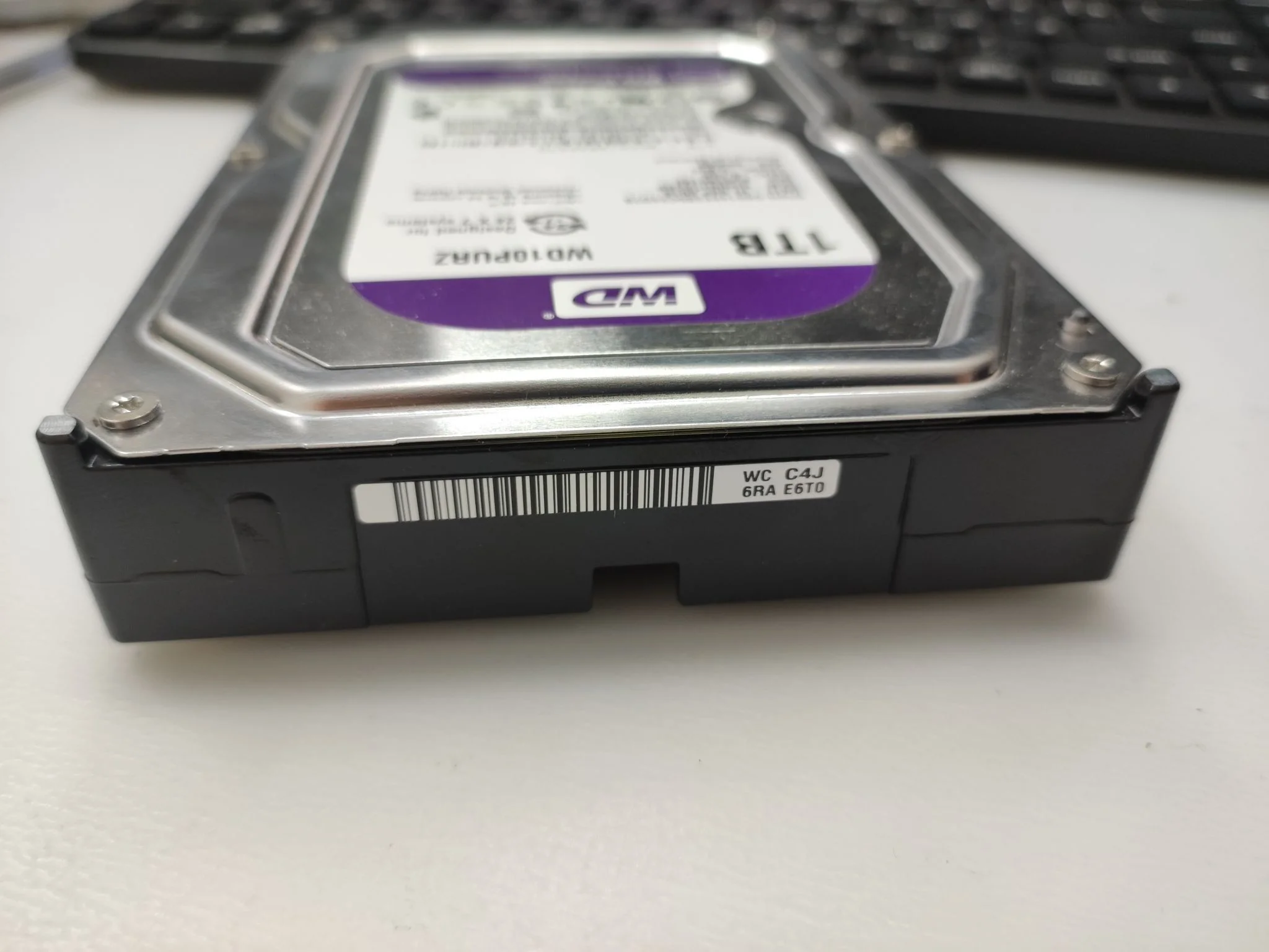Жесткий диск WD SATA-III 1Tb WD10PURZ Surveillance Purple (5400rpm) 64Mb 3.5"